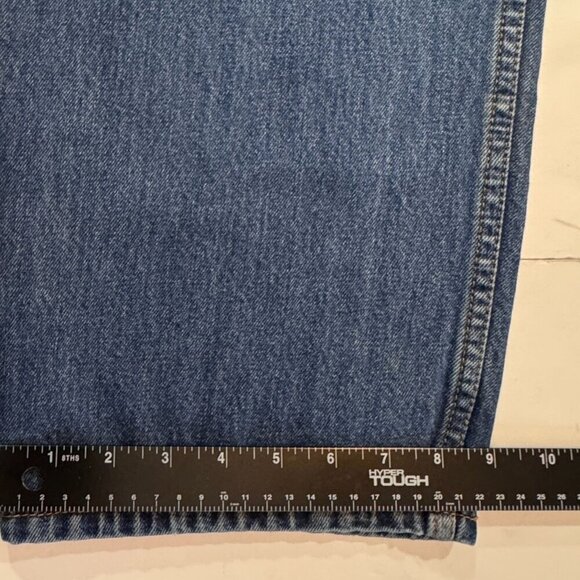 Levis 550 Relaxed Fit Jeans Mens 40x30 Blue Denim Classic Straight Leg StoneWash - Picture 12 of 14